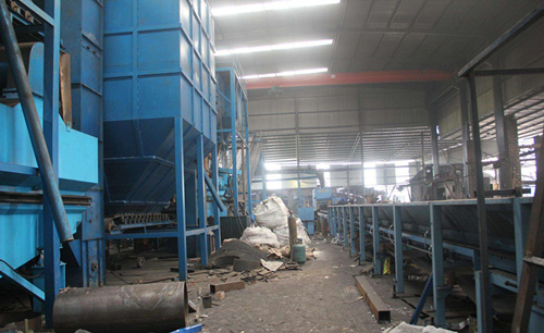 粘土砂生産線安裝現場