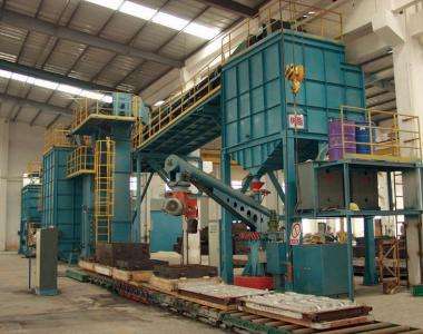 公司專業生産樹脂砂設備