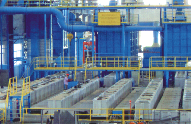 四川某廠消失模鑄造生産線